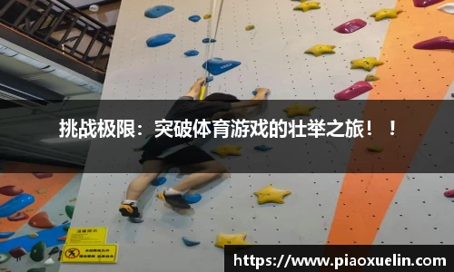 挑战极限：突破体育游戏的壮举之旅！ !